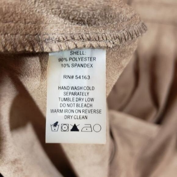 Tommy Hilfiger suede feel button front Shirt dress with tie waist woman's size 6 - Picture 8 of 12